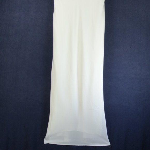 NEW House of CB London Charmaine Ivory Corset Maxi Dress size L+ #1429 - Picture 4 of 10